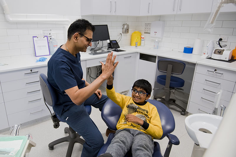 dr nishant with patient